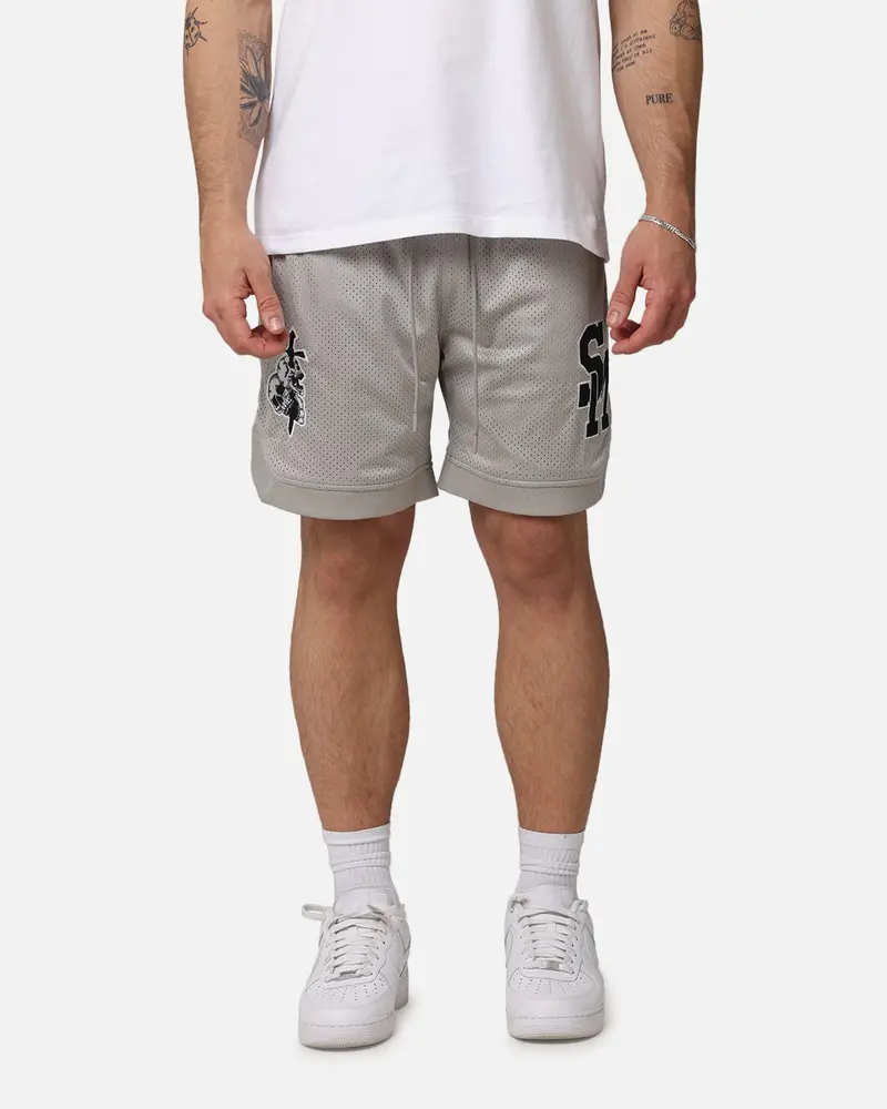 Saint Morta La Rambla Basketball Shorts Light Grey 1