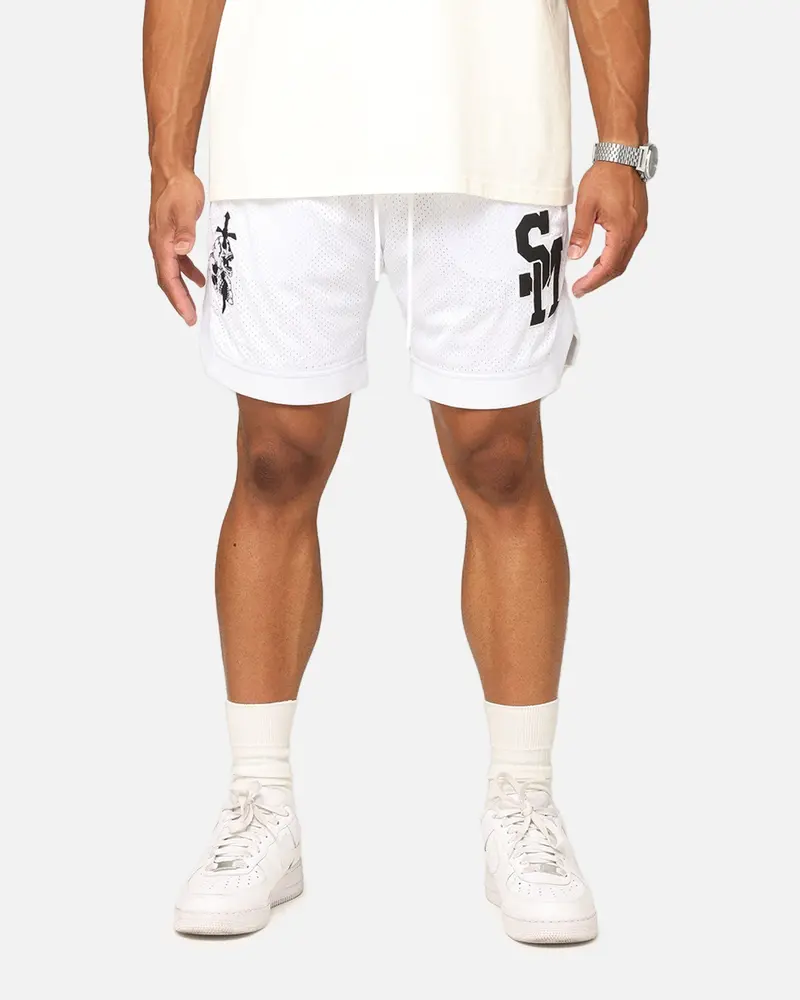 Saint Morta La Rambla Basketball Shorts White 1