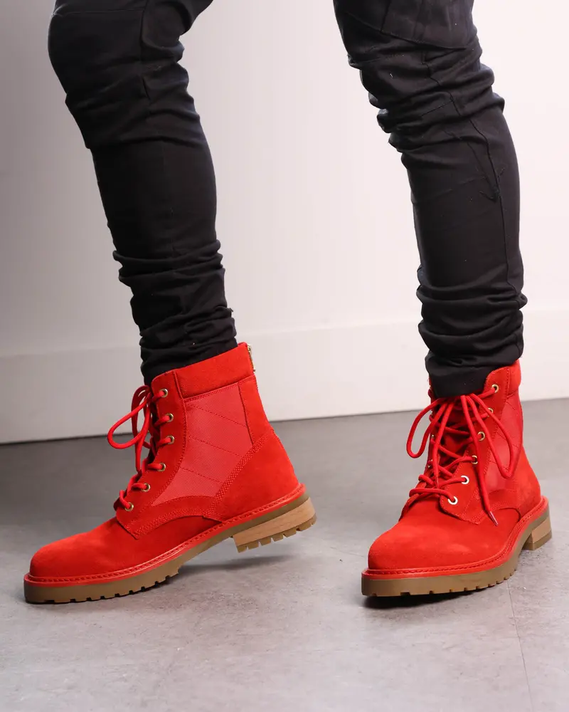 Saint Morta Legion Boot Red/Gum 1