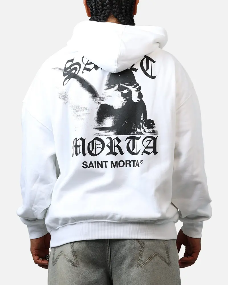 Saint Morta Maiden Boxy Hoodie White 1