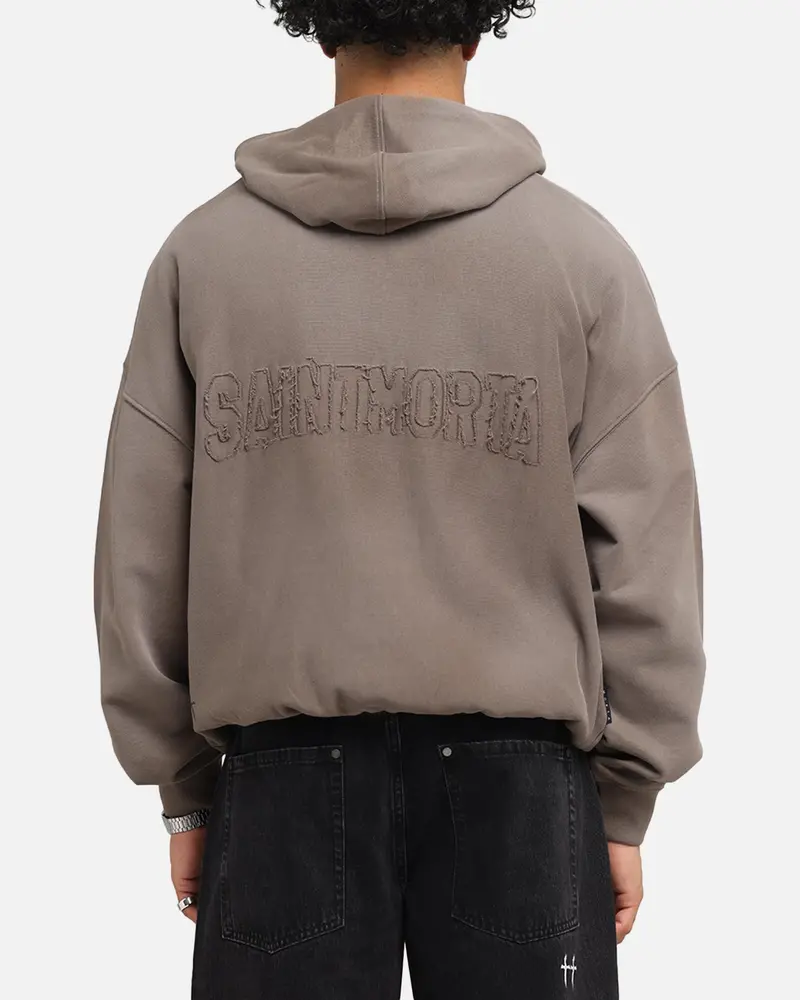 Saint Morta Manticore Boxy Hoodie Sunfade Brown 1