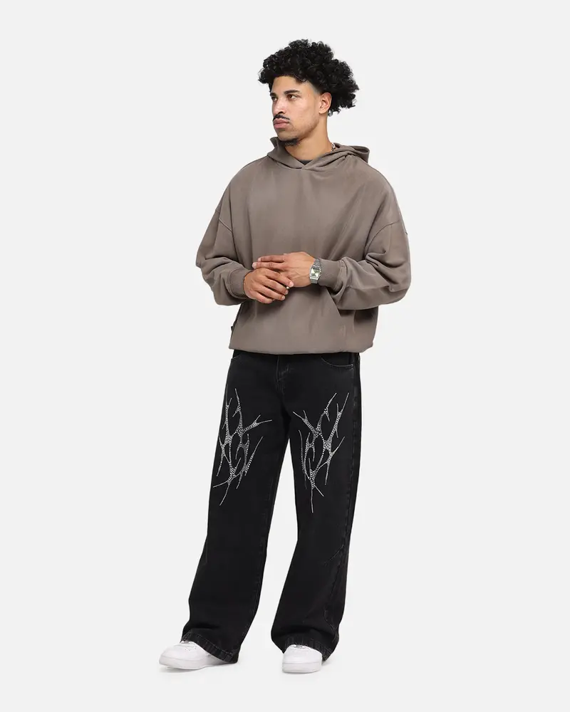 Saint Morta Manticore Boxy Hoodie Sunfade Brown 4