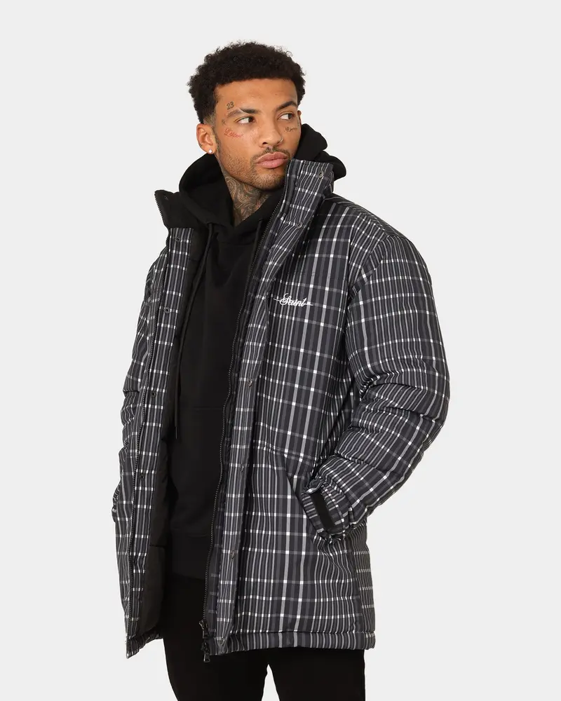 Saint Morta Mercy Merci Plaid Jacket Black 1