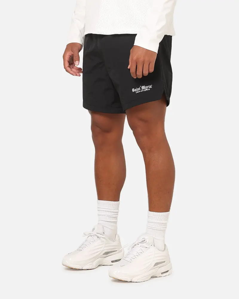 Saint Morta Muerte Beach Shorts Black 1