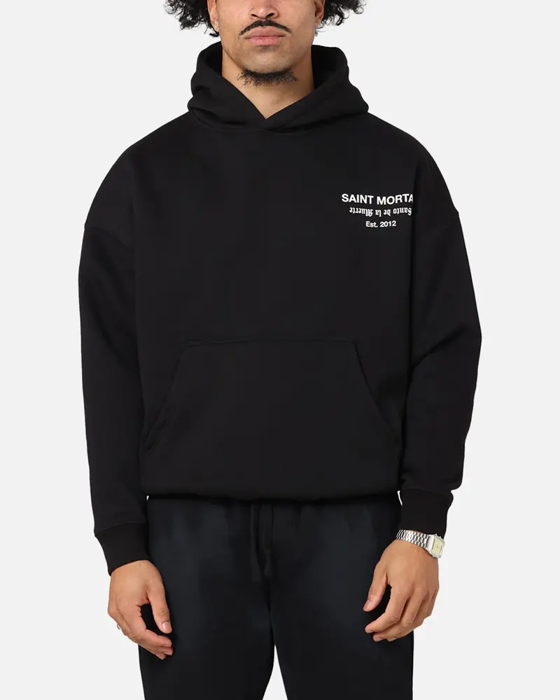 Saint Morta Muerte Boxy Hoodie Black 1