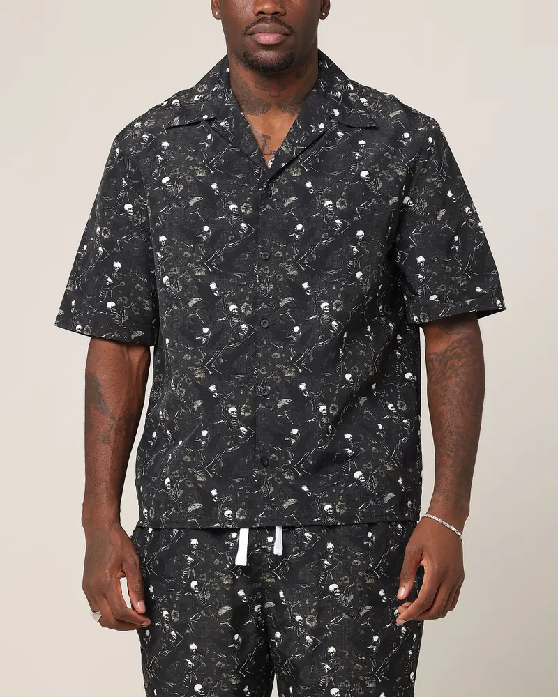 Saint Morta Netherworld Button Up Shirt Multi 1