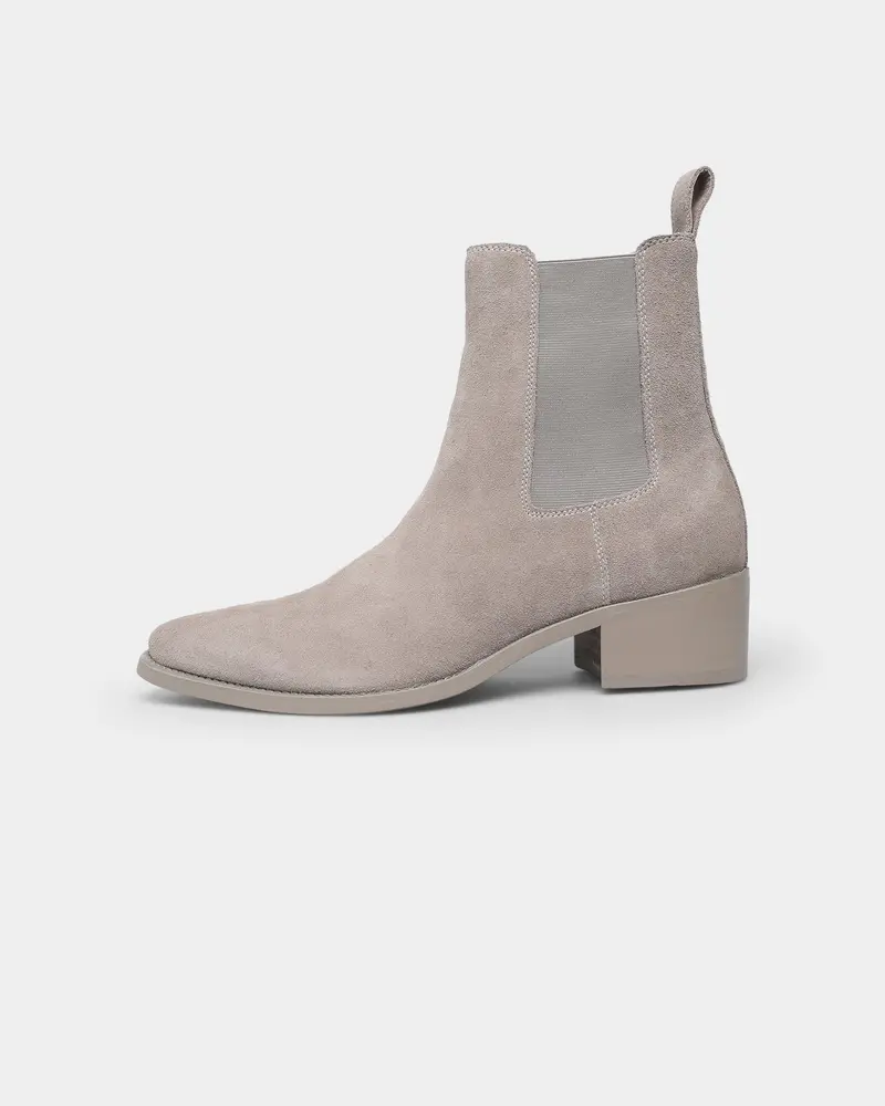 Saint Morta Nomad Pointy Toe Chelsea Boot Taupe 1