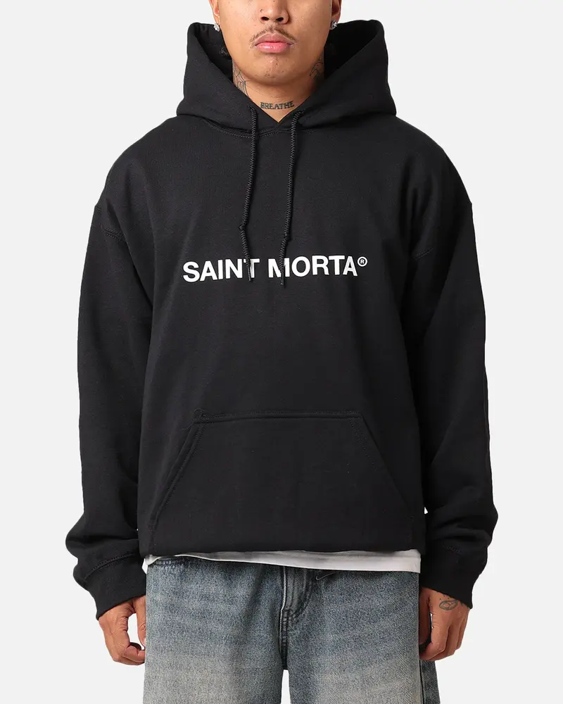 Saint Morta Official Hoodie Black/White 1