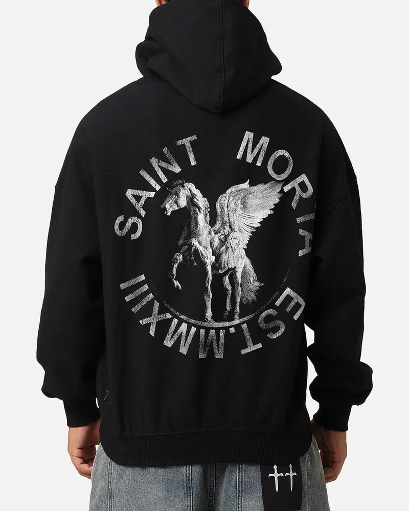 Saint Morta Pegasus Premium Hoodie Black 1