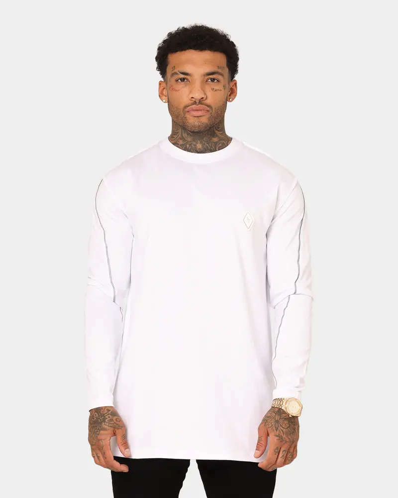 Saint Morta Polaris Long Sleeve T-Shirt White/3M 1