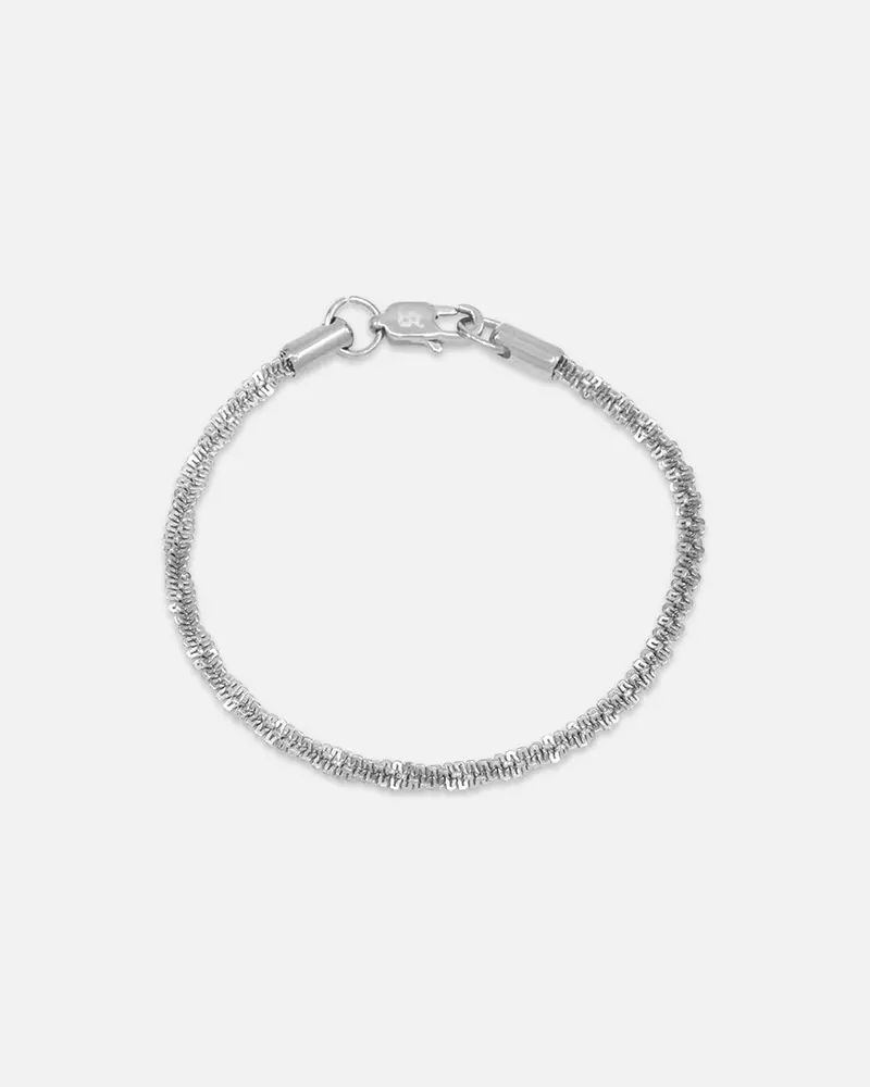 Saint Morta Popcorn Bracelet White Gold 1