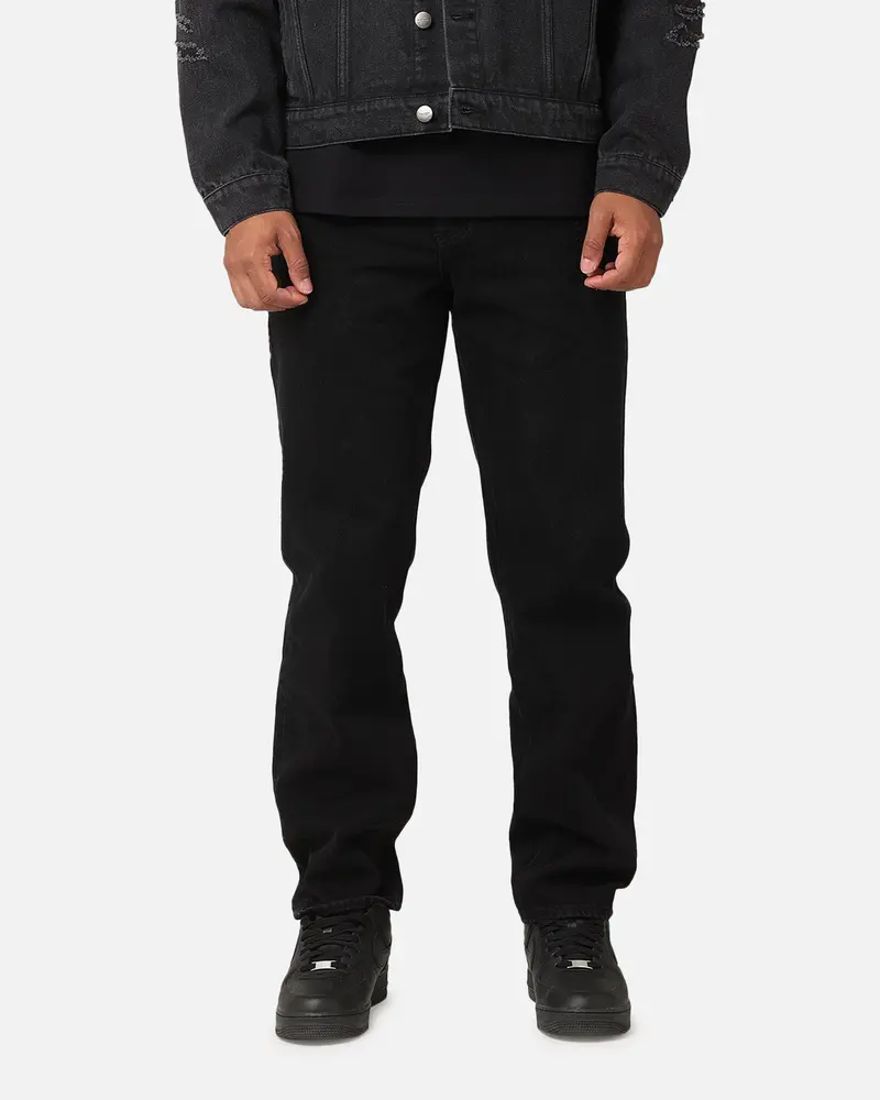Saint Morta Psykhe Distressed Jeans Washed Black 1