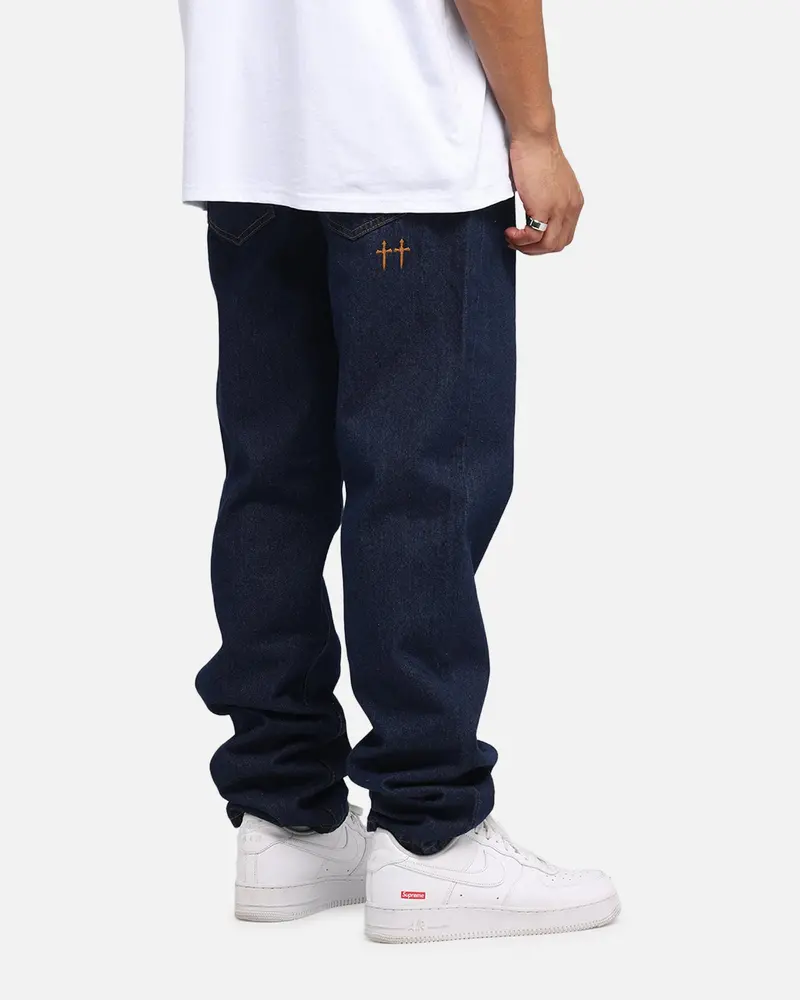 Saint Morta Psykhe Jeans Indigo/Tan 1