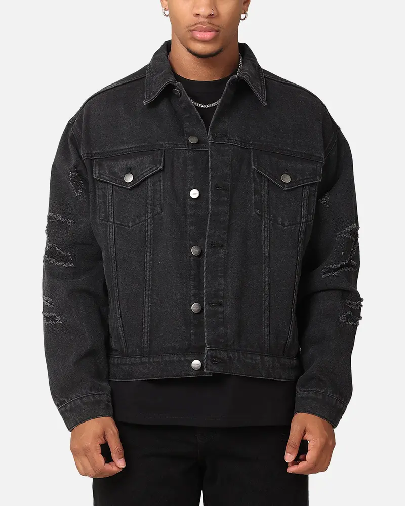 Saint Morta Rage Denim Jacket Black 1