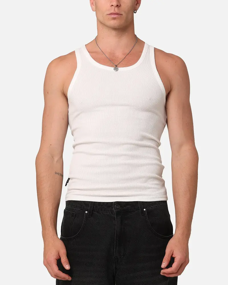 Saint Morta Rib Beater Singlet White 1