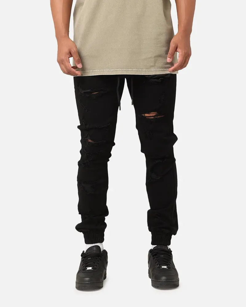 Saint Morta Riot Joggers Black 1