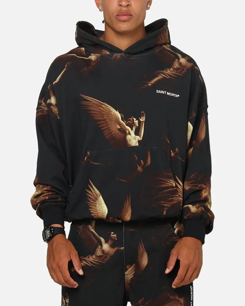Saint Morta Ritual Rapture Hoodie Black/Orange 1