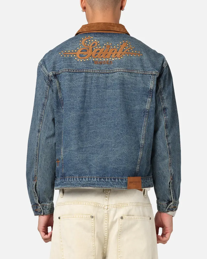 Saint Morta Rodeo Drive Denim Jacket Dirty Blue 1