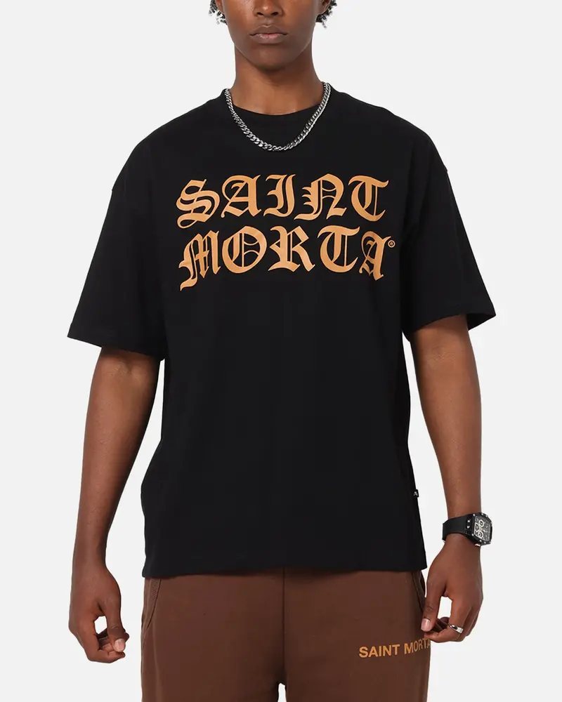 Saint Morta Sacred Script T-Shirt Black 1
