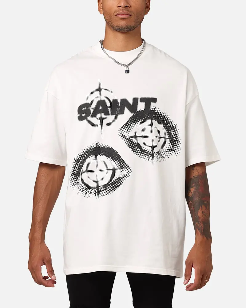 Saint Morta Save My Soul T-Shirt Off-White 1