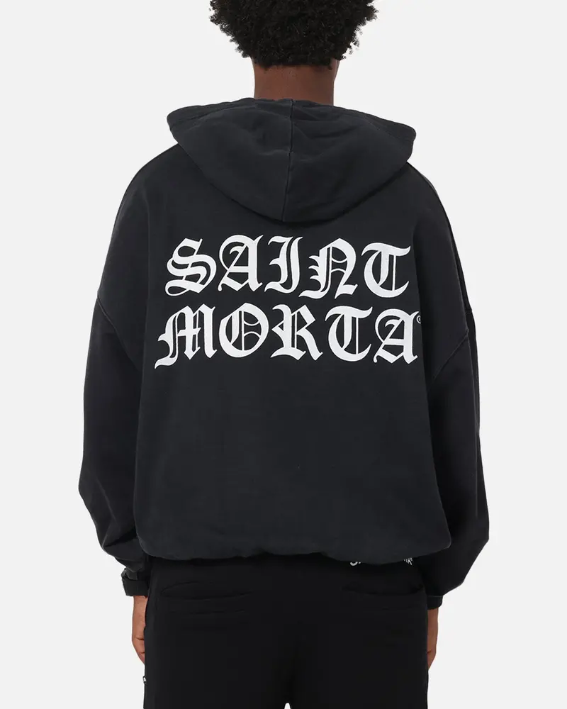 Saint Morta Shadow Mark Hoodie Black 1