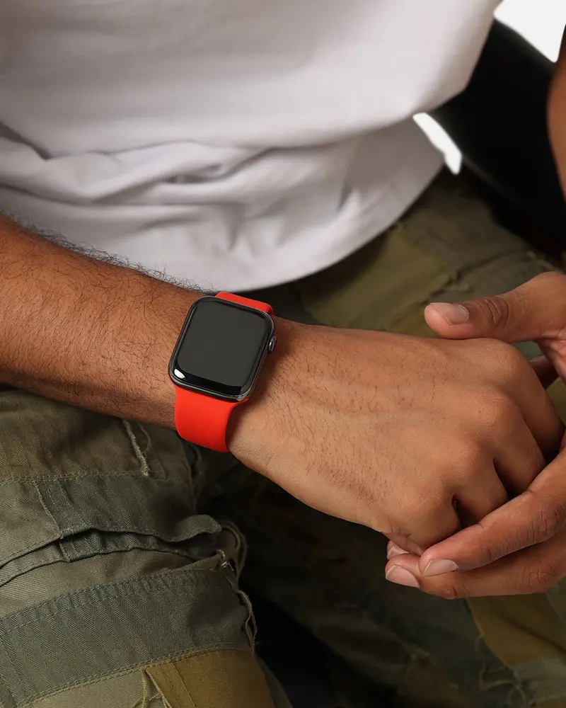 Saint Morta Silicone Band M001 Red 1