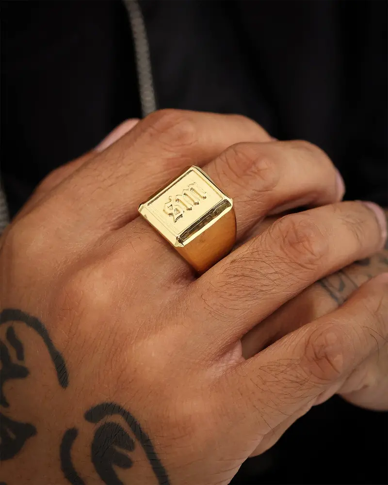 Saint Morta Sm Signature Ring Gold 1