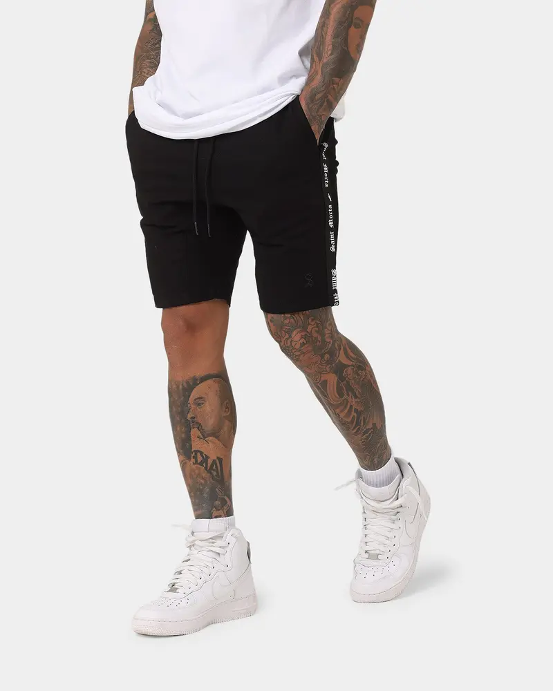 Saint Morta Sport X Walk Shorts Black 1