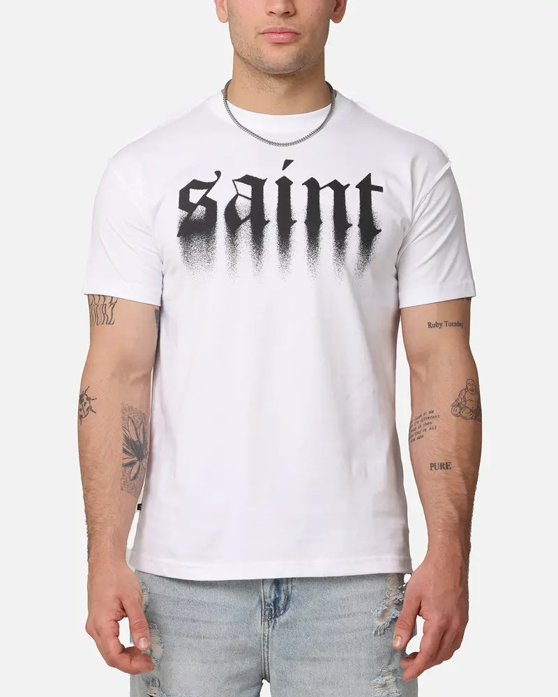 Saint Morta Spray Lafayette T-Shirt White 1