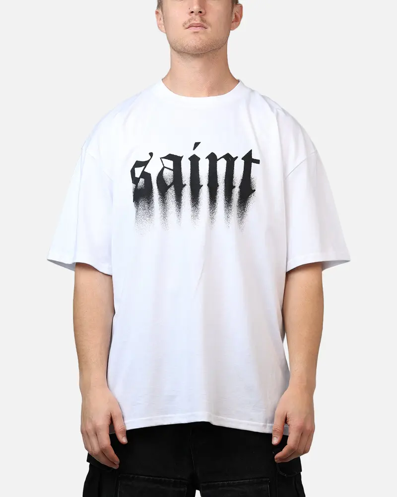 Saint Morta Spray T-Shirt White 1