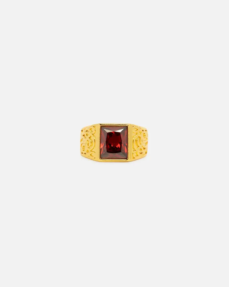 Saint Morta Stone Champioinship Ring Gold/Garnet 1