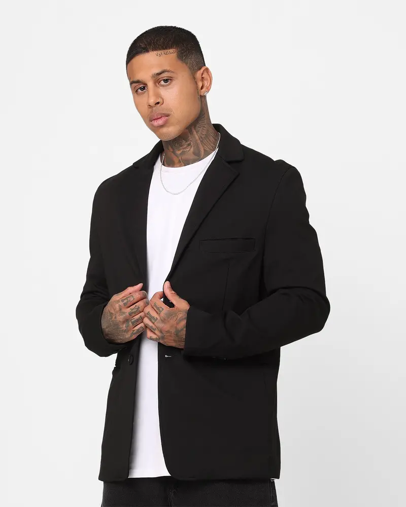 Saint Morta Stretch Blazer Jacket Black 1