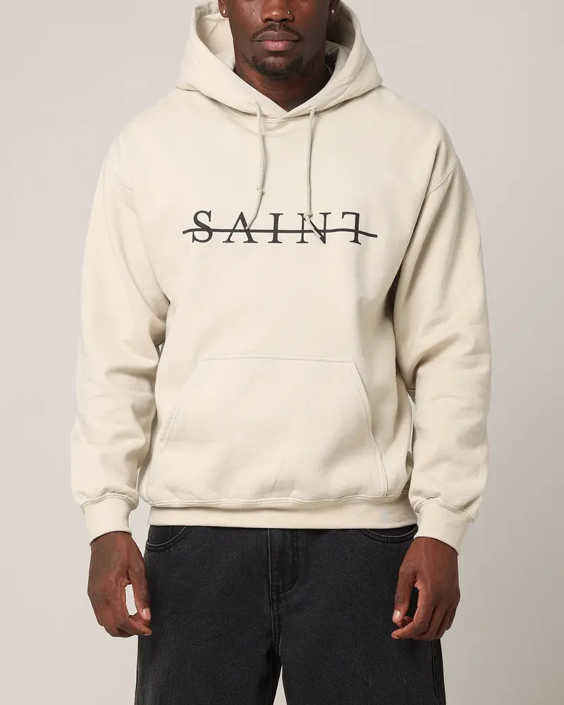 Saint Morta Strikeout Hoodie Sand 1