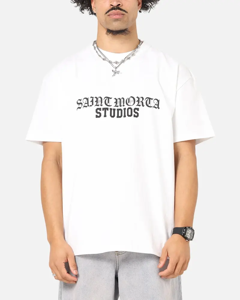 Saint Morta Studios Boxy T-Shirt White 1