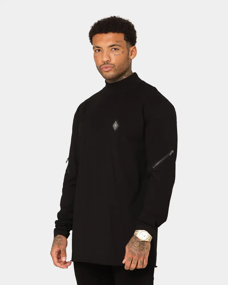Saint Morta Syndicate Long Sleeve T-Shirt Black/Black 1