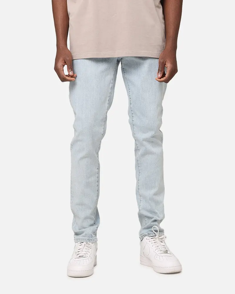 Saint Morta Tapered Denim Jeans Light Blue Denim 1