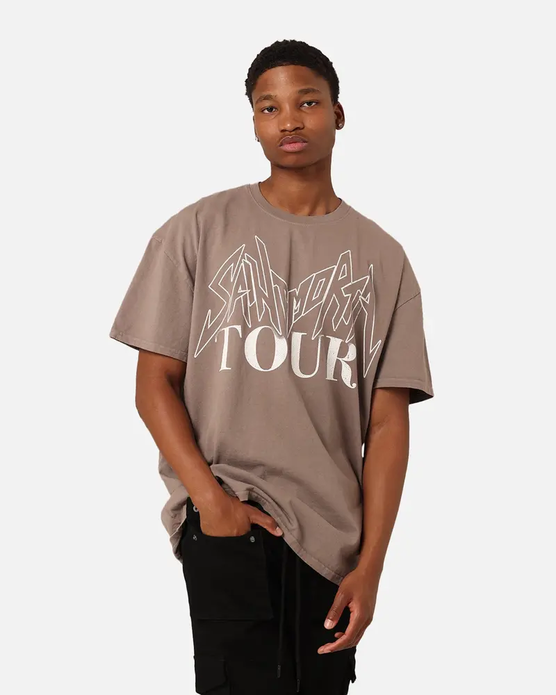 Saint Morta Tour T-Shirt Vintage Brown 1