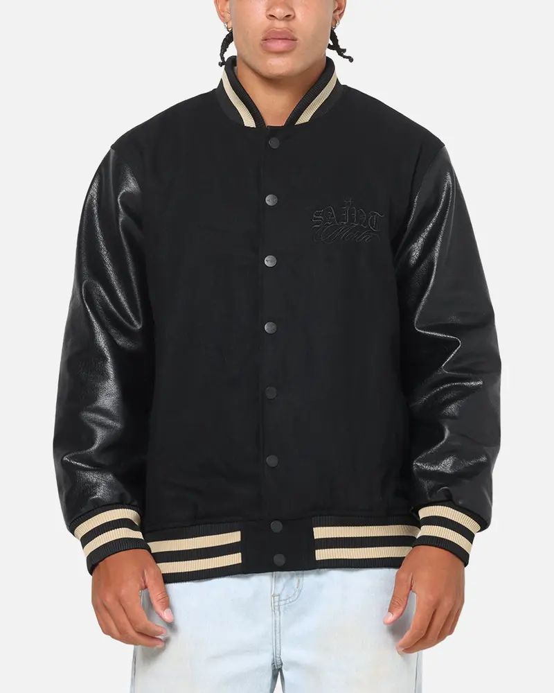 Saint Morta Valhala Varsity Jacket Black 1