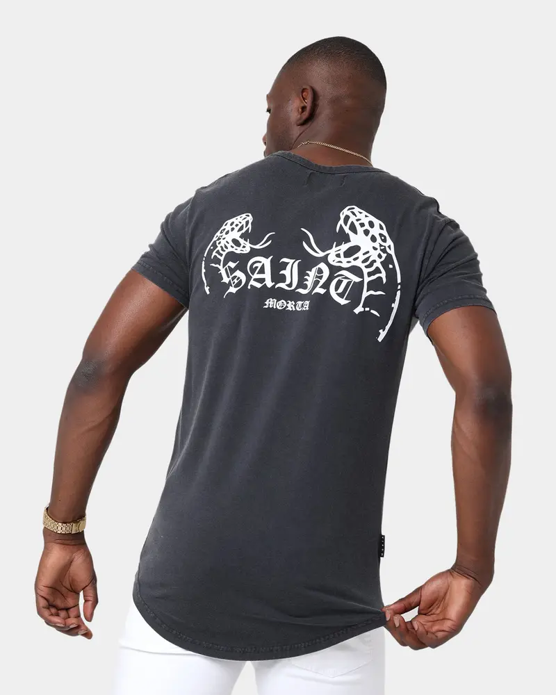 Saint Morta Venomous El Duplo T-Shirt Vintage Black/White 1
