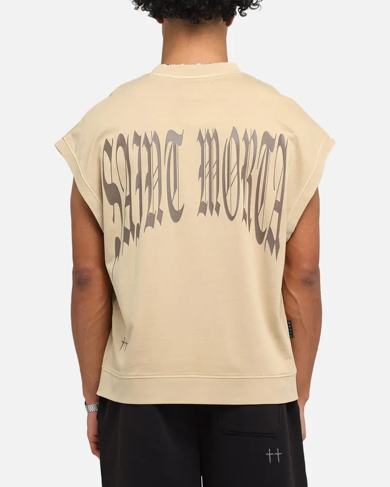 Saint Morta Vill Park Cut Off Sweater Pigment Stone 1