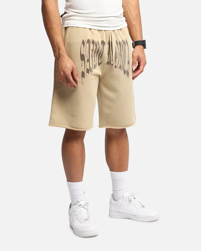 Saint Morta Vill Park Sweat Shorts Pigment Stone 1