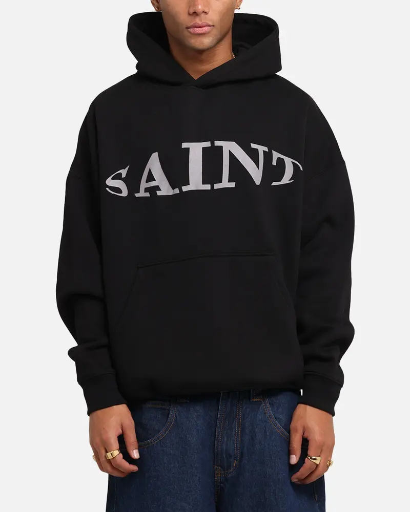 Saint Morta Vision Boxy Hoodie Black 1
