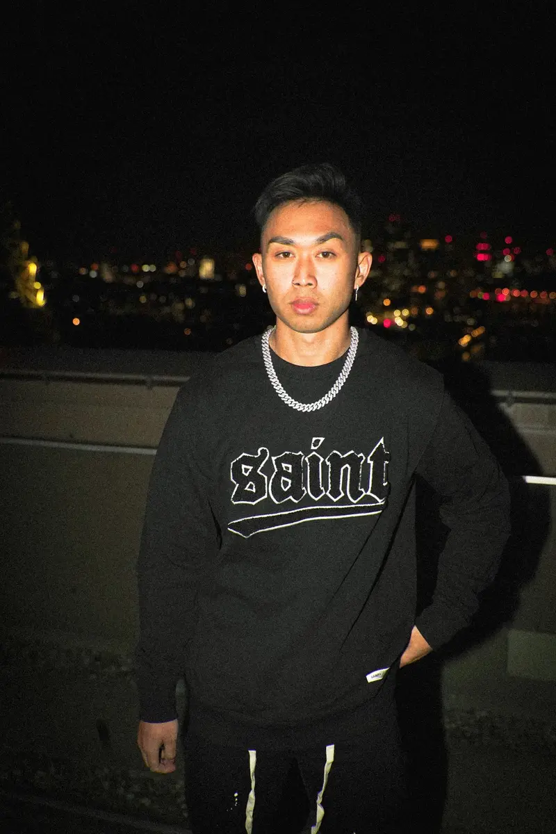 Saint Morta Westside New Age Crewneck Black/White 1