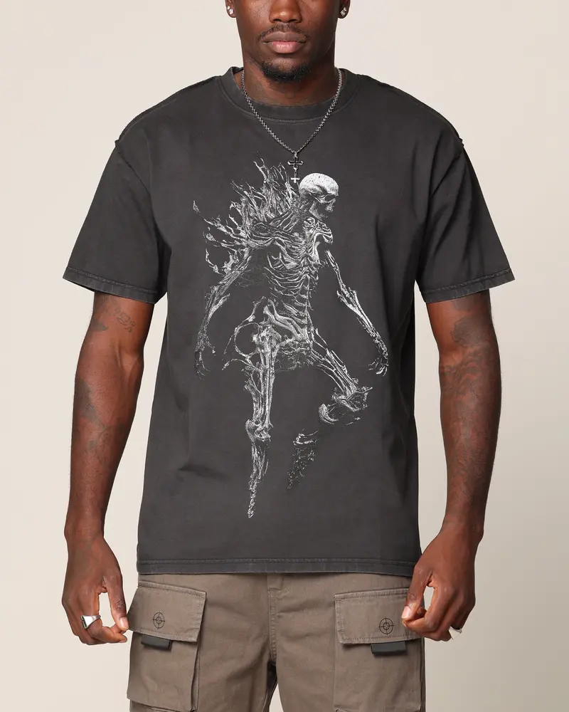 Saint Morta Wraith Cut Vintage T-Shirt Vintage Black 1