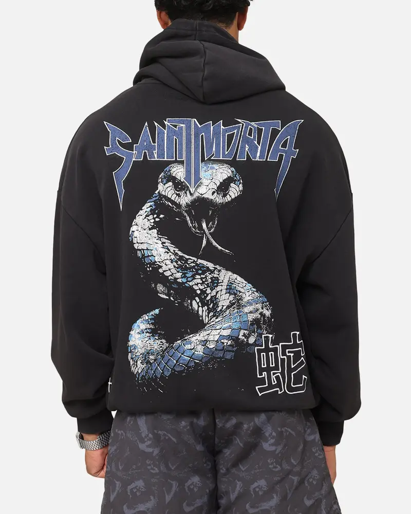 Saint Morta Year Of The Snake Hoodie Vintage Black 1