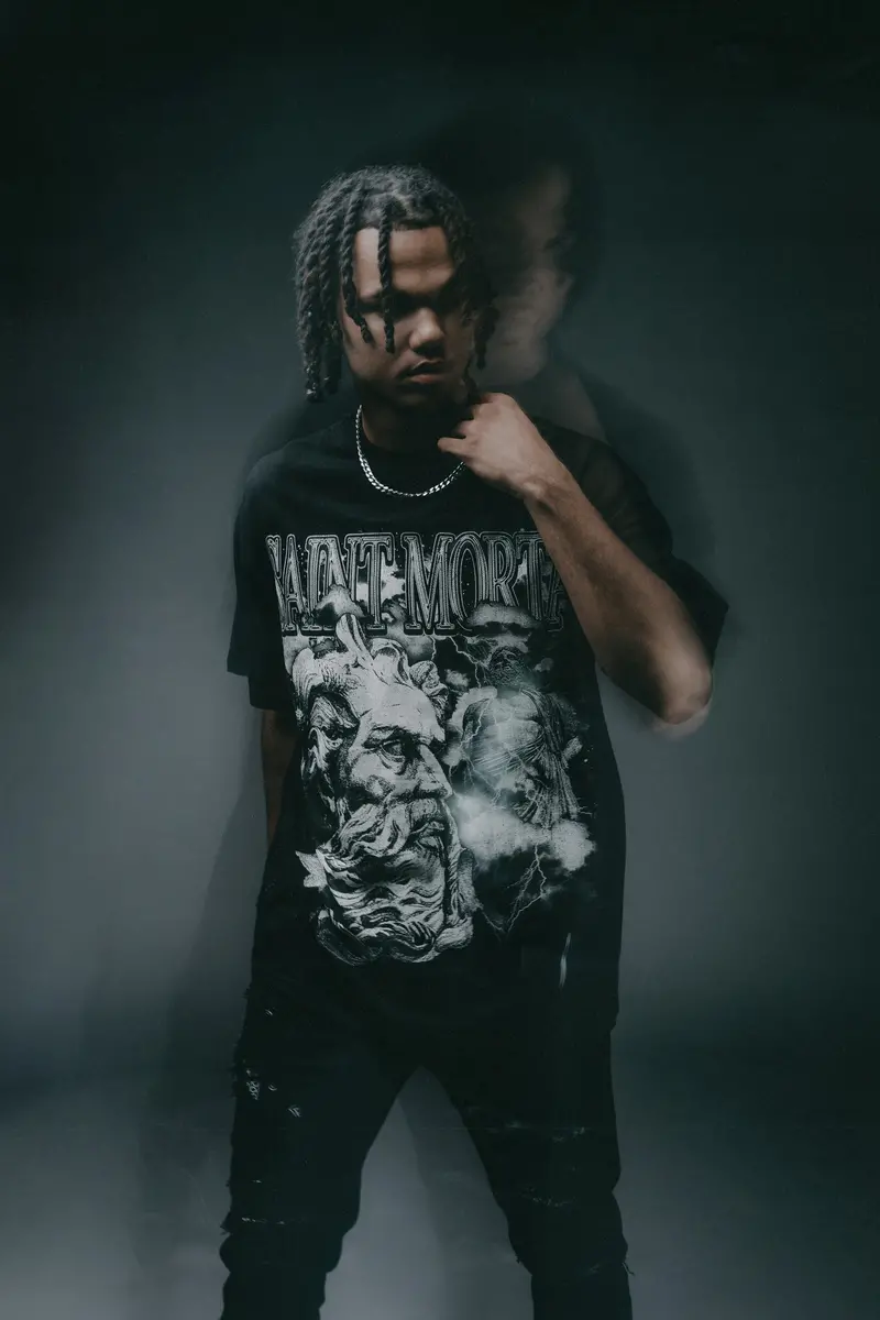 Saint Morta Zeus Boxy T-Shirt Black 1