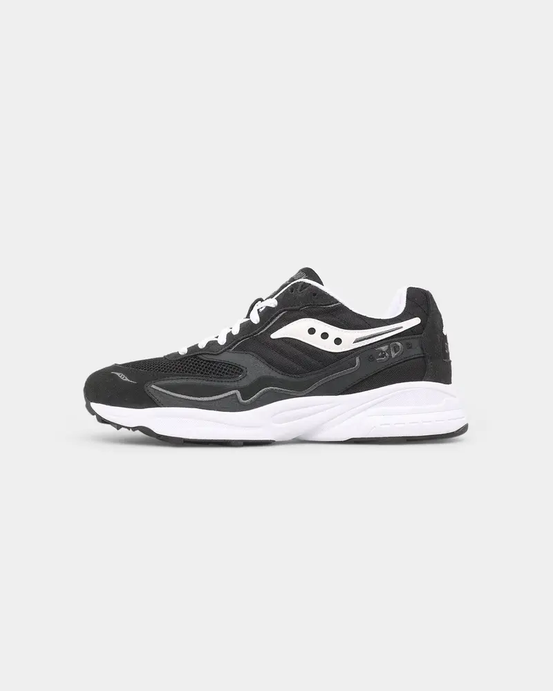 Saucony 3D Grid Hurricane Black/White 1