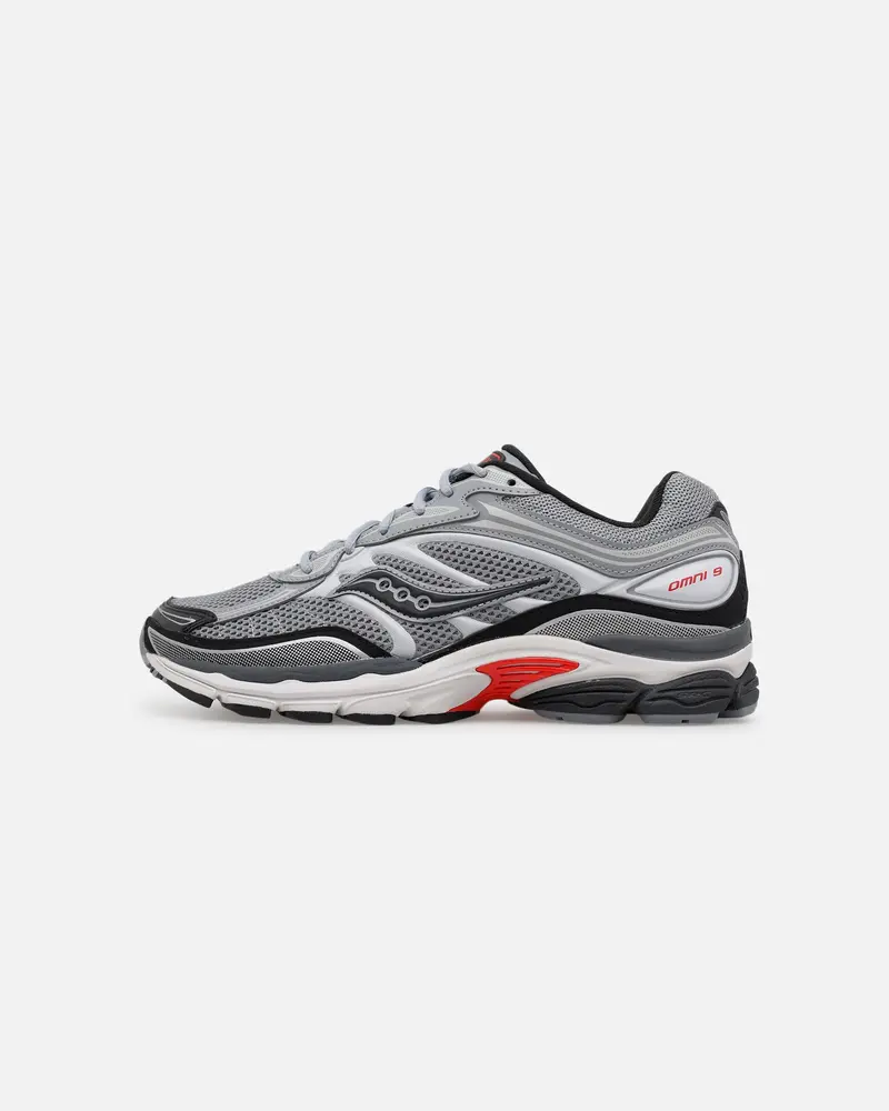 Saucony Progrid Omni 9 Grey/Red 1