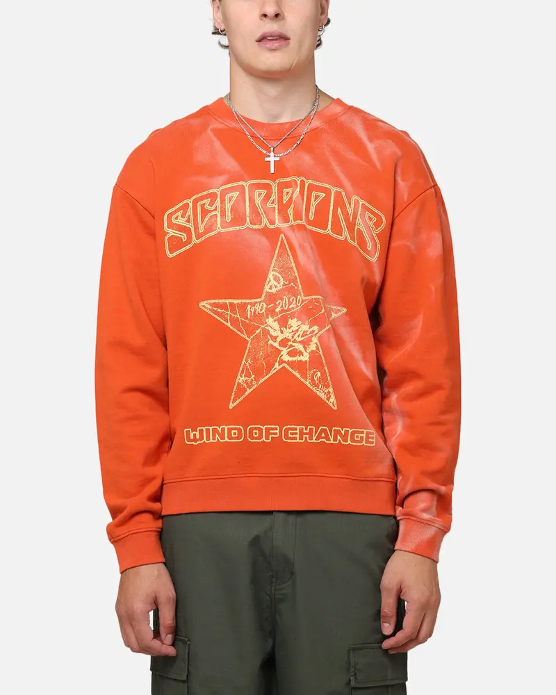 Scorpions Scropion Crewneck Red 1