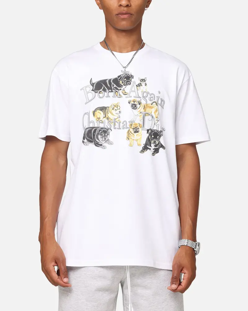 Secret Club Bacd Puppies T-Shirt White 1